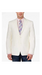 Men's Classic Fit 2 Button White Solid Linen Sport Coat Blazer