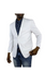 Mens White One Ticket Pocket Summer Fabric Linen Fabric Blazer