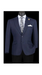 Navy Plaid Blazer - Mens Navy Windowpane Sportcoat
