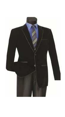 Mens Prom Party Jacket Black Slim Fit