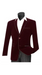 Mens Prom Party Jacket Wine Slim Fit