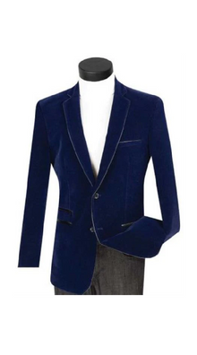 Mens Prom Party Jacket Navy Slim Fit