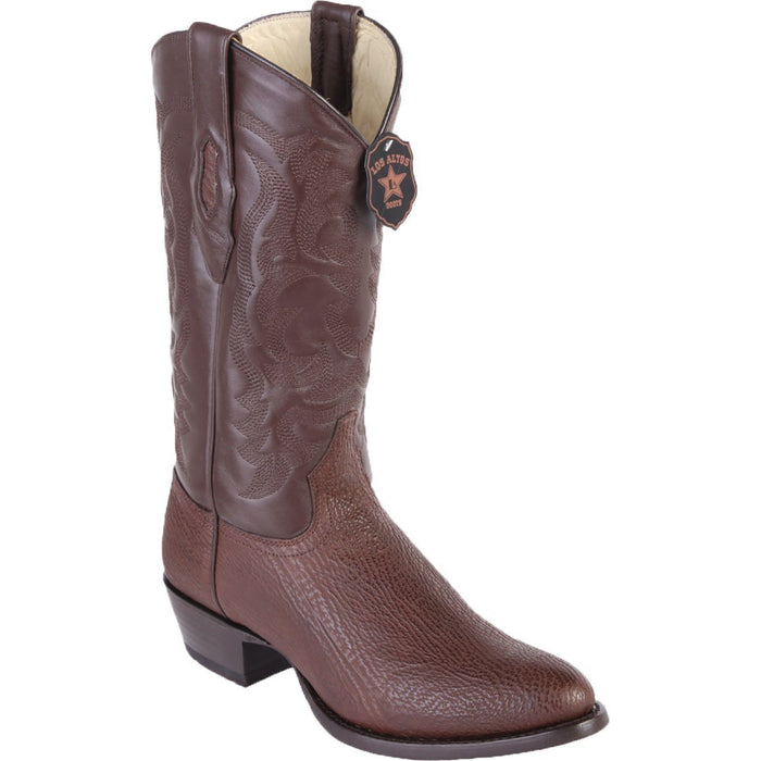 Botas de Tiburon Original Horma Redonda Color Café