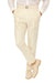 Tiglio Luxe Offwhite Semi-Wide Leg Wool Marbella Dress Pants