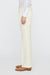 Tiglio Luxe Offwhite Semi-Wide Leg Wool Marbella Dress Pants