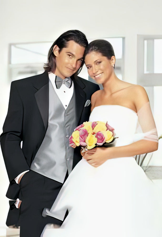 Big And Tall Tuxedo Black With Gray Big And Tall Or Extra Long Tuxedo Suit