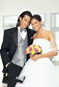 Big And Tall Tuxedo Black With Gray Big And Tall Or Extra Long Tuxedo Suit