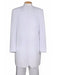 Men's White Two Piece Mandarin Banded Collar 6 Button Long Jacket - Men's Preaching Jacket