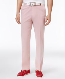 Big And Tall Seersucker Pants For Men - Pink
