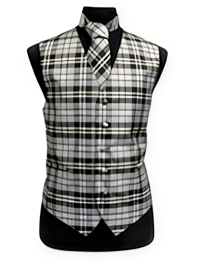 Plaid Vest