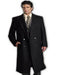 Man Bent Fully Lined Double Breasted 6 Buttons Mens Dress Coat Long Long Mens Dress Topcoat - Winter coats ~ Mens Overcoat Designer Men's Mens Peacoat Sale