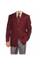 Men'S 2 Button Burgundy ~ Maroon ~ Wine Color Blazer Sport Coat