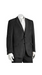 Microsuede Men'S Black Classic Fit 2 Button Polyester Double Vent Blazer