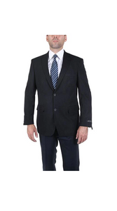 Men's Blue Modern Fit 2 Button Fashion Dress Casual Blazer
