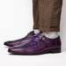 Marco Di Milano Toluca: Purple Leather Dress Shoe
