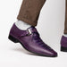 Marco Di Milano Toluca: Purple Leather Dress Shoe