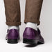 Marco Di Milano Toluca: Purple Leather Dress Shoe