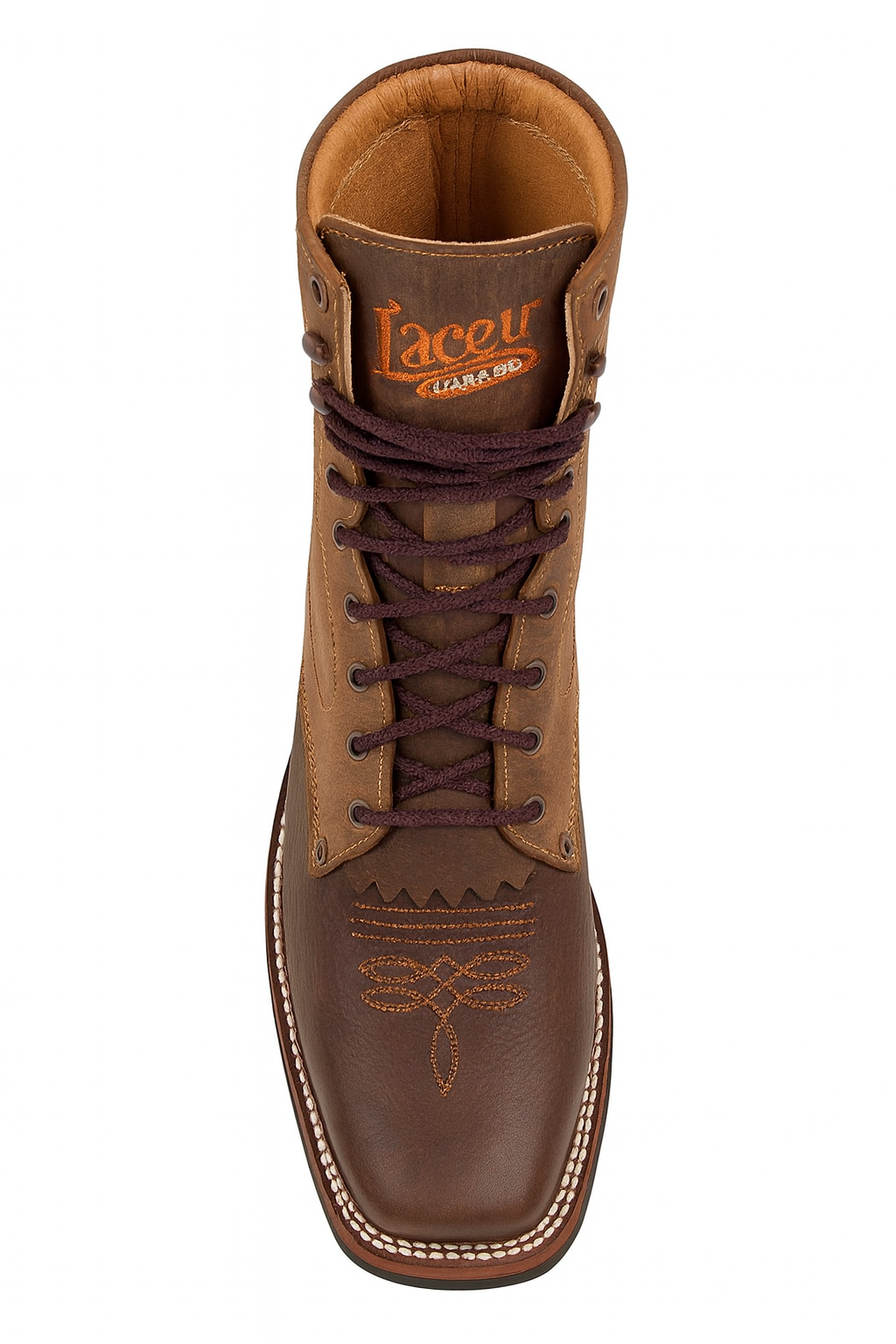 Lace Up Cowboy Boots - Image 5