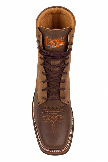 Lace Up Cowboy Boots - Image 5
