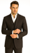 Tony Montana Costume - Black Pinstripe Vested Suit
