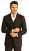 Tony Montana Costume - Black Pinstripe Vested Suit