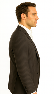 Tony Montana Costume - Black Pinstripe Vested Suit