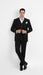 Tony Montana Suit Black One Chest Pocket Scarface Suit