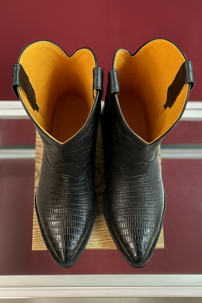 Lizard Print Western Boots - Image 18