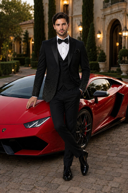 Men’s Formal Tuxedo in Black – After Six Classic Style