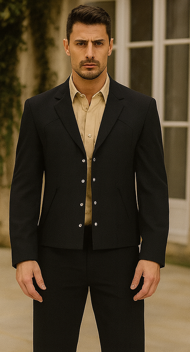 Traje Vaquero Sstilo Chalino Para Hombre Black Brown Navy Tan Gray