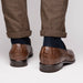 Marco Di Milano Trento Brown: Luxury Leather Dress Shoes