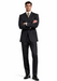 TS3V NICE 3PC 3 BUTTON SOLID COLOR CHARCOAL GERY Men'S Three Piece Suit - Color: Dark Grey Suit