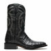 Marco Di Milano Tuscon Black Caiman Crocodile Square Toe Cowboy Boots