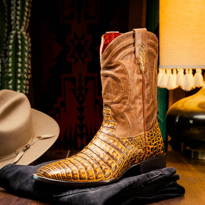 Marco Di Milano Tucson - Mustard Brown Leather Oxfords