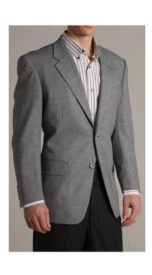 Single Breasted Grey-ish Blue Two buttoned  Sports Jacket Cheap Priced Blazer Jacket For Men Online