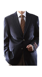 Men'S Dark Navy Extra Long And Regular Size Blazer
