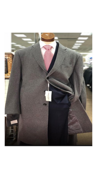 Men'S Shawl Lapel Grey Blazer On Sale