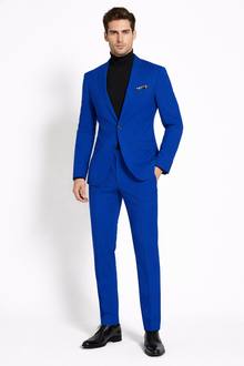 Royal Blue Suit With Turtleneck for Every Occasion