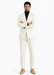 Turtleneck Suit + Free Turtleneck Sweater Package - Ivory Mens Suit