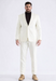 Turtleneck Suit + Free Turtleneck Sweater Package - Ivory Mens Suit