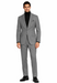 Turtleneck Suit + Free Turtleneck Sweater Package Medium Grey Mens Suit