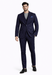 Turtleneck Suit + Free Turtleneck Sweater Package - Navy Mens Suit