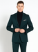 Turtleneck Suit + Free Turtleneck Sweater Package Teal Blue Mens Suit