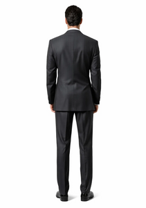 Tweed 3 Piece Suit - Tweed Wedding Suit Fitted Discounted Sale Slim Cut 2 Button Gray Herringbone Tweed Men's Suit