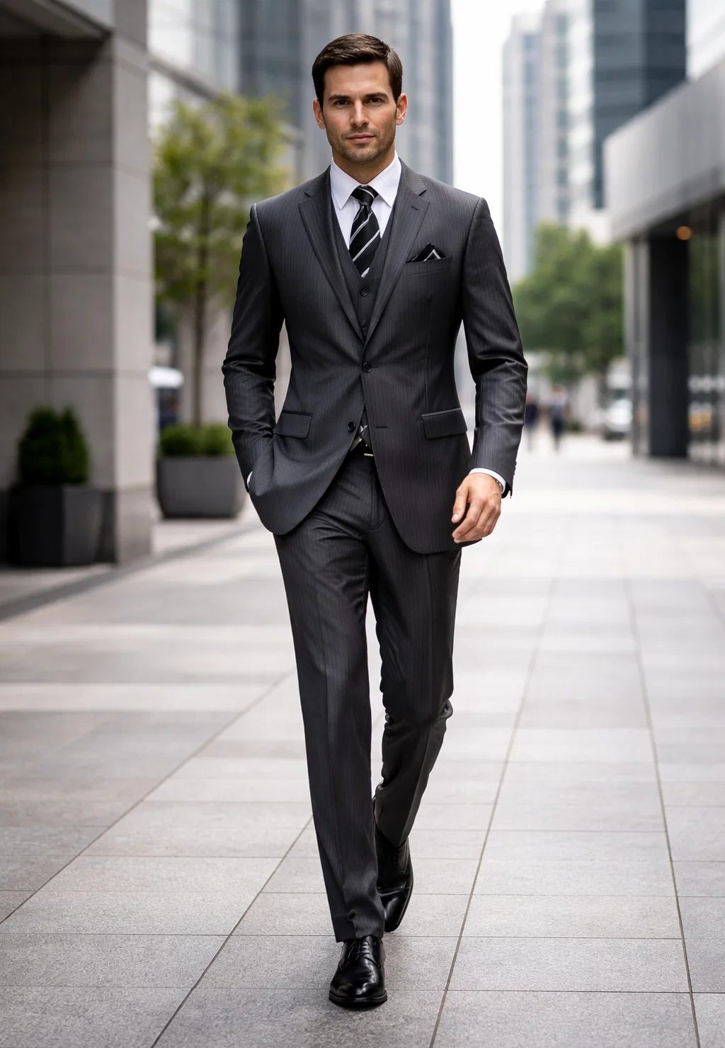 Tweed 3 Piece Suit - Tweed Wedding Suit Fitted Discounted Sale Slim Cut 2 Button Gray Herringbone Tweed Men's Suit