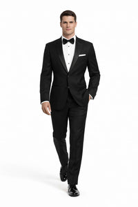 2 BUTTON TUXEDO SUPER 150'S WOOL + Any Size Pants (Tuxedo Separate)