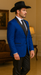 Two Toned Royal Light Blue Two Buttons Velvet or Dress Suits for Men Fabrics (Your Choice) Tuxedo Suit Or Dinner Jacket Black Lapeled