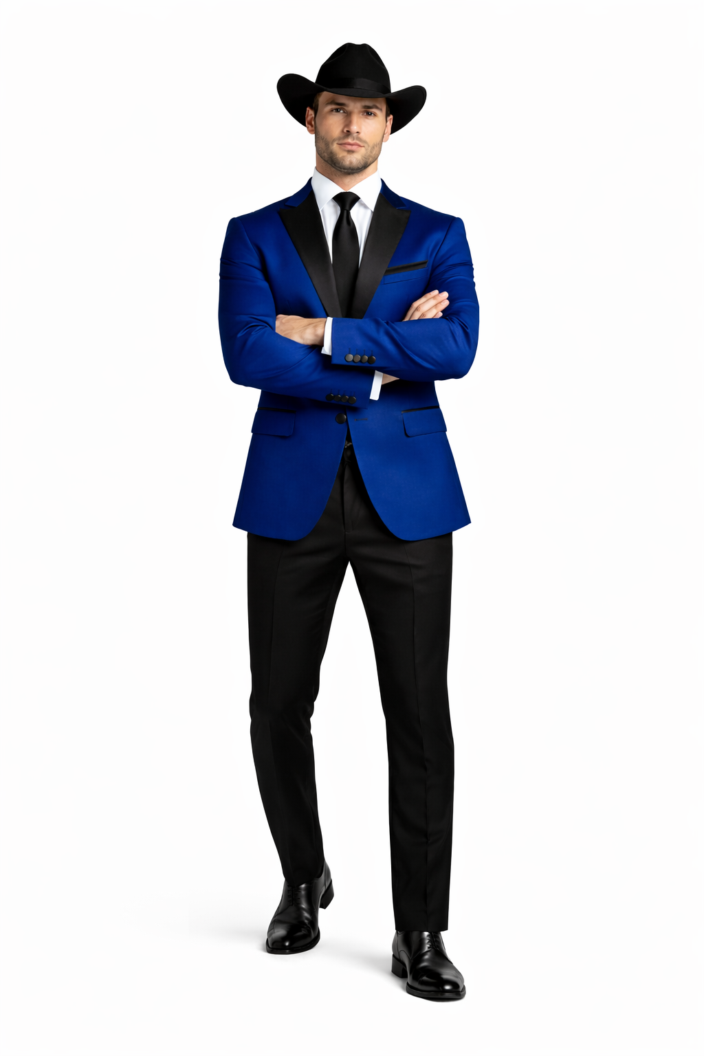 Two Toned Royal Light Blue Two Buttons Velvet or Dress Suits for Men Fabric (Your Choice) Tuxedo Suit Or Dinner Jacket Black Lapeled