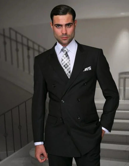 Statement Men's 2 Piece 100% Wool Fashion Suit - Bold Color Modern Fit