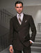 Statement Men's 2 Piece 100% Wool Fashion Suit - Bold Color